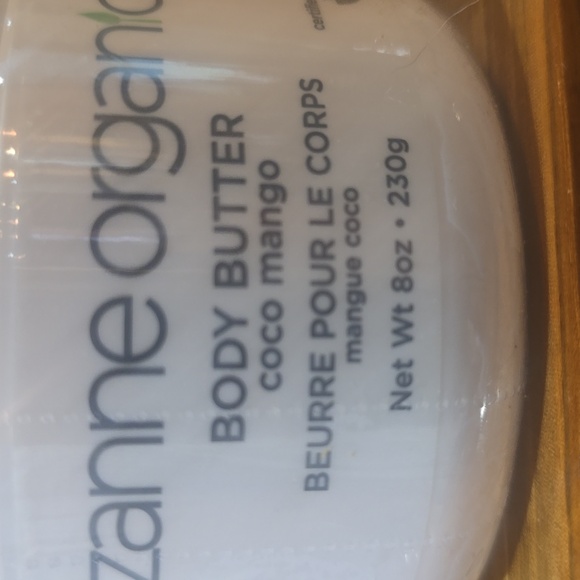 FULL SIZE SUZANNE ORGANICS SOMERS BODY BUTTER - COCO MANGO - NEVER OPENED - Picture 3 of 9